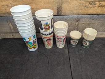 Vtg Advertising Cup Lot J3