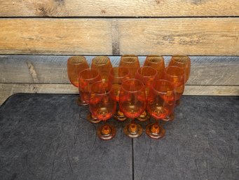 Orange Glass Set D1