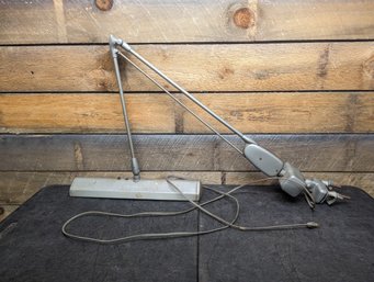 Vtg Industrial Desk Light D2