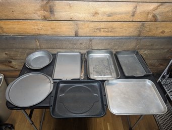 Metal Bake Pan Lot F2