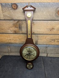 Vtg Clock With Thermostat F2