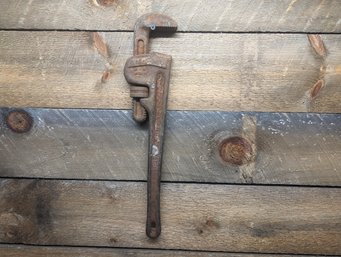 Vtg Pipe Wrench J2