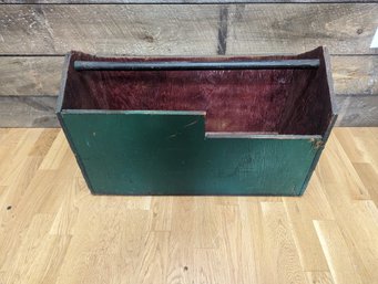 Vtg Wooden Tool Box B1