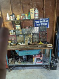 Workbench W/contents And Contents On Shelf (take What You Want)