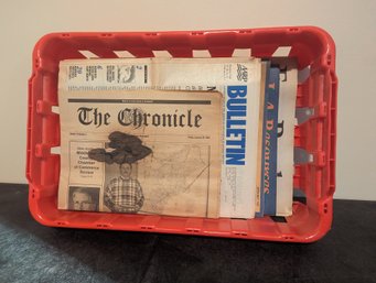 Vtg Newspaper Ect. Lot