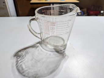 Vtg Glass Pyrex Measuring Cup