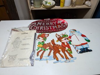 Vtg Christmas Decorations