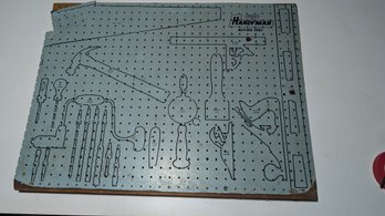 Vtg Stanley Handyman Pegboard