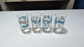 Vtg Blue MCM Glasses