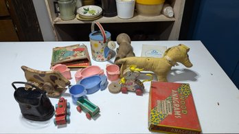 Large Vtg Toy Lot