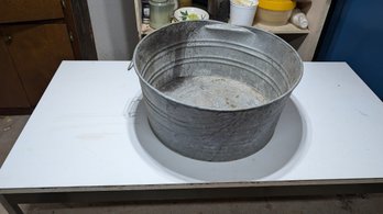 Large Galvanized Bucket