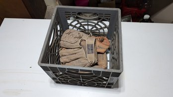 Vtg Lot Of Baseball Gloves