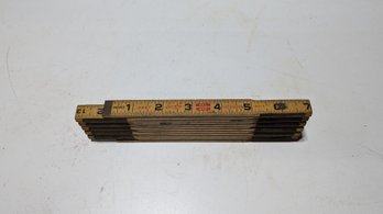 Vtg Lufkin Folding Ruler