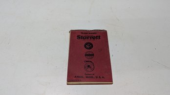 Vtg Ls Starrett Notebook