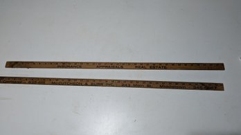 2 Vtg Yardsticks