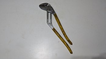 Vtg Channel Lock Pliers Yellow Handle