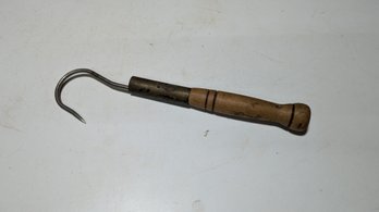 Vtg Short Gaffe Hook Fishing