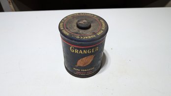 Vtg Granger Tobacco Tin With Wingnuts