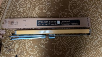 Vtg Projector Screen