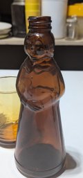 Vtg Ms Butterwort Glass Bottle Aunt Jemima Syrup