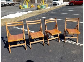 Wood Folding Chairs