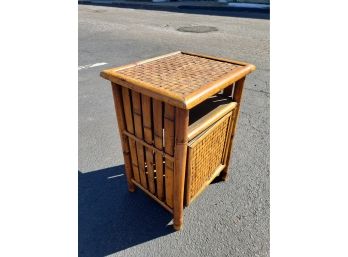 Wicker End Table