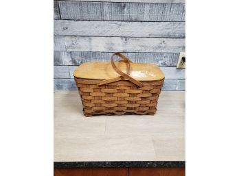 Vintage Shelton Picnic Basket