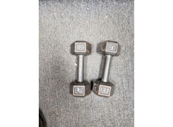 12 Lb Dumbbells