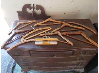 Wooden Hangers Lot -See Pics!