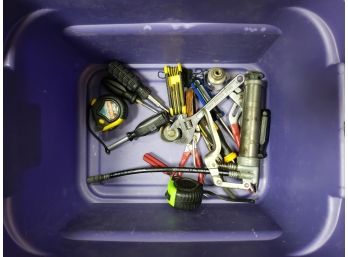 Purple Bin Tool Lot