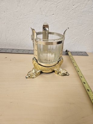 Metal Candle Holder With 3 Legs
