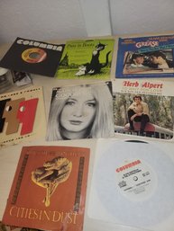 8  33 1/3 RPM Vinyl Records