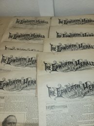 Lot Of Antique Newspapers - 13 Maine Farmer Newspapers From 1893 And Lewiston Journals From 1887 And 1888