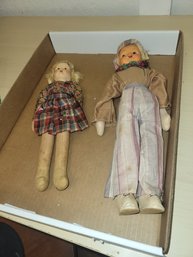 Pair Of Vintage Dolls