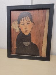 Marie, Daughter Of The People Print, Amedeo Modigliani, No Glass