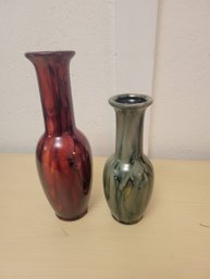 Pair Of Pottery Vases