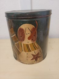 Snowman Bucket/Tin