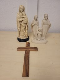 Religious Resin Statues And Cross