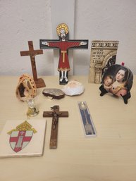 Religious Lot Of Items