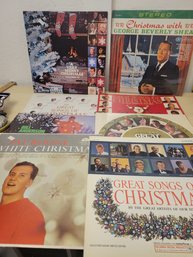 Lot Of 8 Christmas Albums/records/vinyl