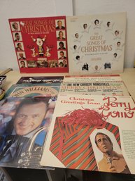 Lot Of 8 Christmas Albums/Records/Vinyl