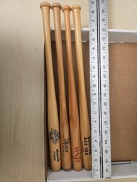 Lot Of 4 Small Bats