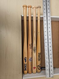 Lot Of 4 Small Bats