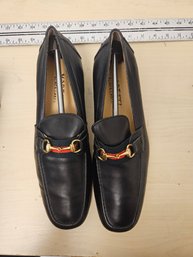 Italian Leather Moretti Black Label Size 13 Loafer