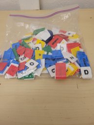 Bag Of Plastic Letter/Number Tiles