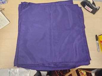 25 Purple Matte Fabric Napkins Used For Wedding, Baby, Or Parties, Etc. 16.5' X 16.75' Each