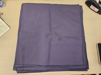 25 Light Purple Glossy Satin Fabric Napkins Used For Wedding, Baby, Or Parties, Etc. 19.5' X 19' Each