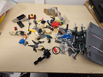 Legos And Lego Type Pieces Lot