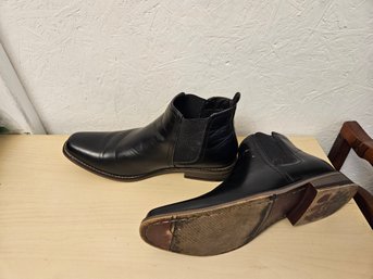 Perry Ellis Portfolio Black Boots Size 9.5 Style Name Chris
