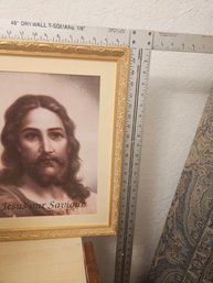 Framed Picture Of The Head Of Jesus